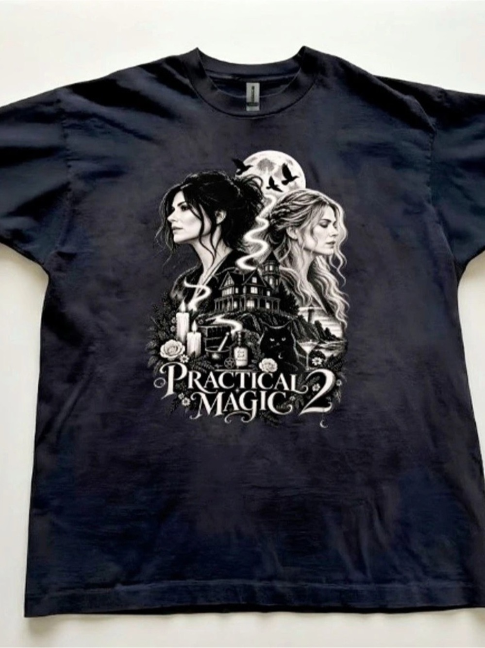 Practical Magic graphic tee Graphic Tee in Black Like New